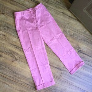 Cropped Peach Pants NWOT